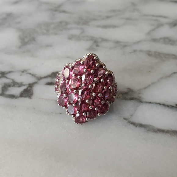 Galit • Rhodolite Garnet Statement Ring